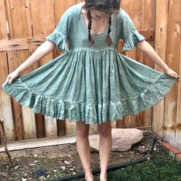 Nordstrom Dresses & Skirts - teal boho dress!